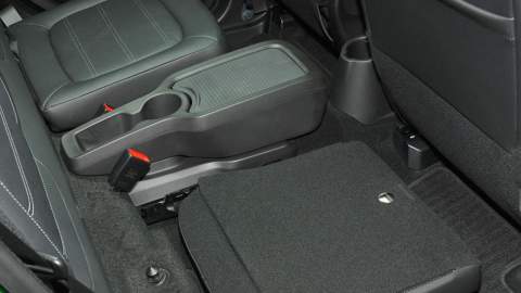 Rear seats down in ForFour
