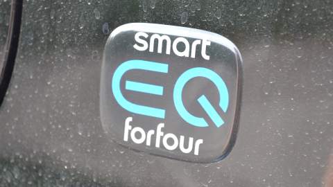 The Smart EQ ForFour badge