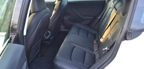 3 Tesla rear seats