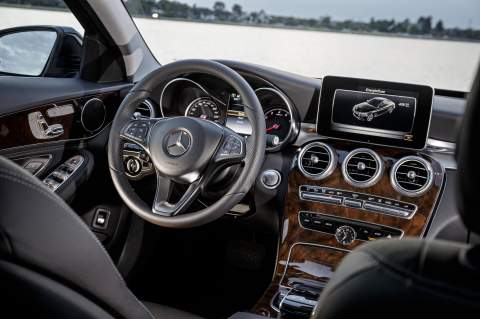 High-end Merc interior looks impressive