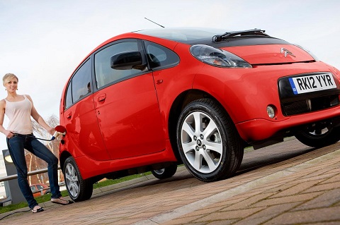 Citroen C-Zero exterior front driver-side view