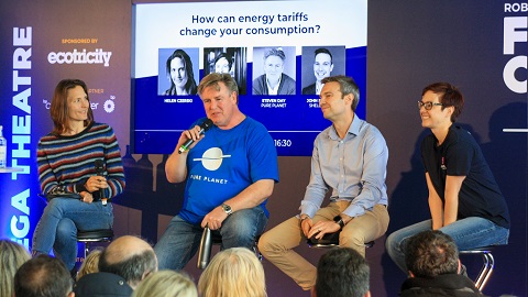  Steven Day doing a speech at a panel