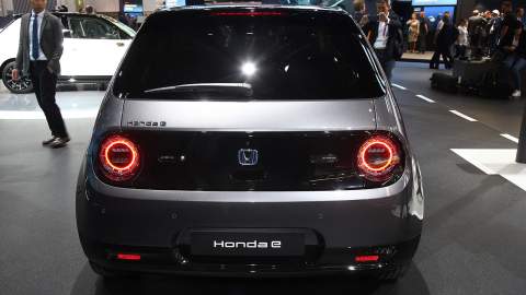 Honda e rear view