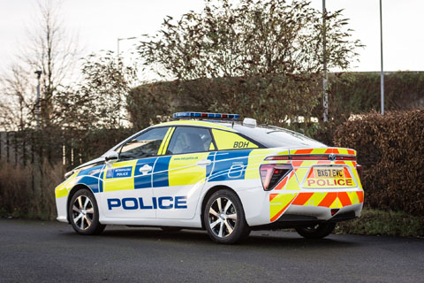Toyota Mirai MET Police car