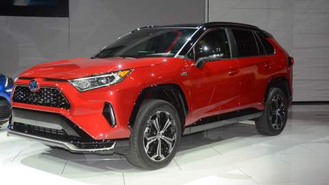 Red Toyota RAV4