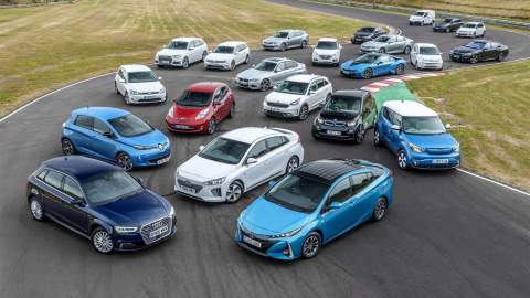 A range of electric vehicles