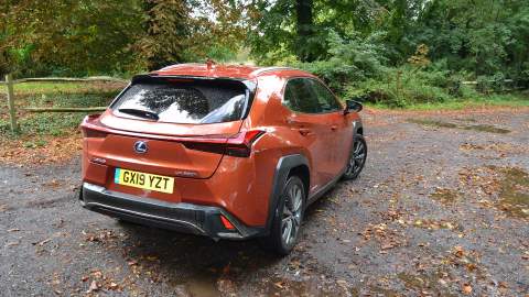 Lexus UX250h rear view