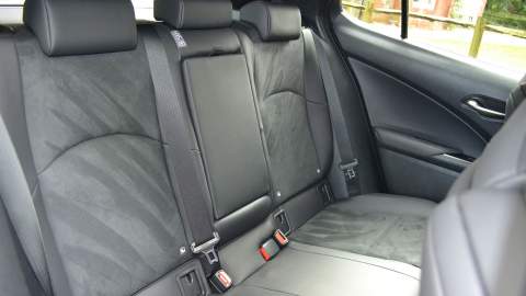 Lexus UX250h rear interior view