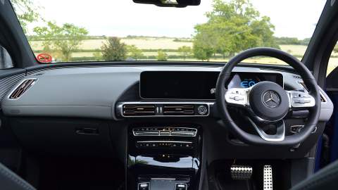 Mercedes-Benz EQC dash view