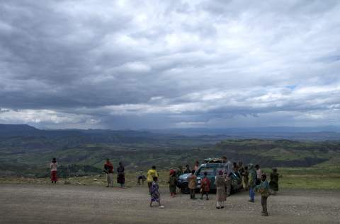 Road to Lalibela, Ethiopia
