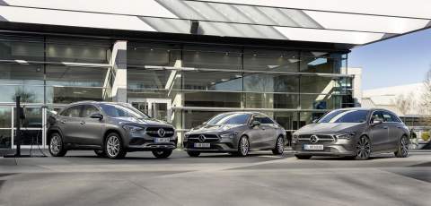 Mercedes CLS 250 Coupe, Shooting Break and GLA