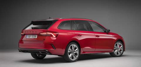 Octavia vRS iV rear view