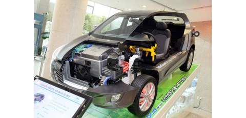 Hyundai ix35 FCEV cut-away