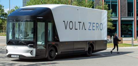 Volta Zero with cargo
