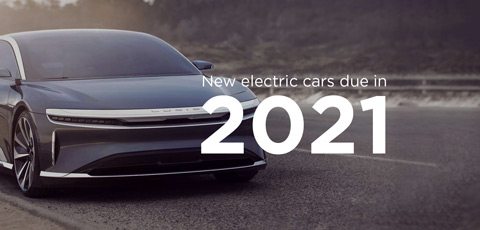 New electric cars due in 2021