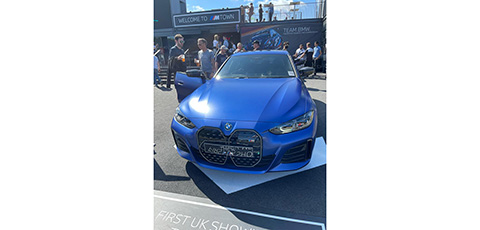 BMW i4 M50 front Goodwood Festival of Speed