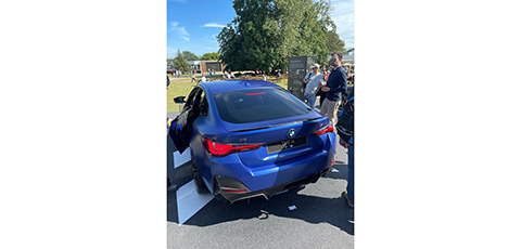  BMW i4 M50 rear Goodwood Festival of Speed