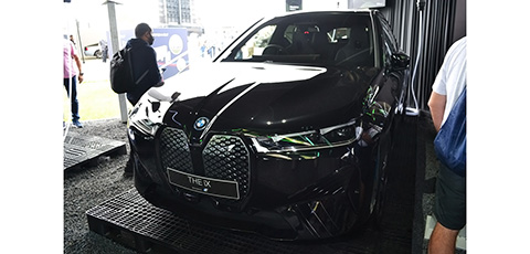 BMW iX front Goodwood Festival of Speed