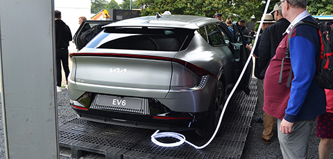  Kia EV6 rear Goodwood Festival of Speed