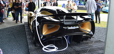 Kia EV6 front Goodwood Festival of Speed