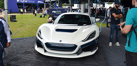 Rimac C_Two front Goodwood Festival of Speed