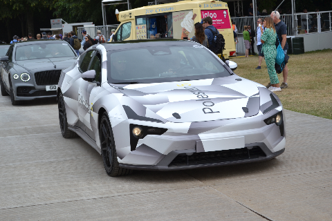 Polestar 5 electric four-door GT at Goodwood