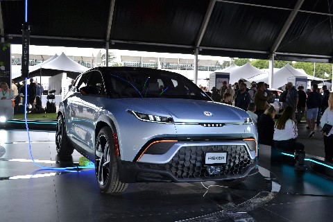 Fisker Ocean prototype at Goodwood Festival of Speed 