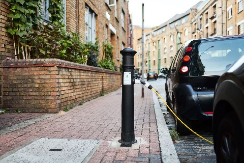 Ubitricity Bollard Charge Point Chelsea 