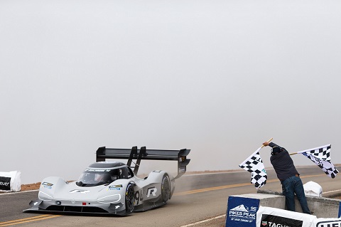 Volkswagen made history at Pike's Peak