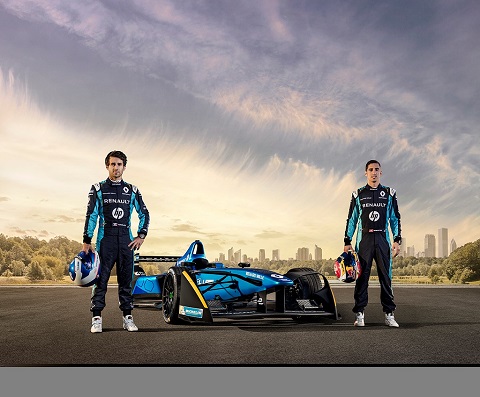 Alain Prost's son, Nicolas drove with Sebastien Buemi in the Renault DAMS F-E team