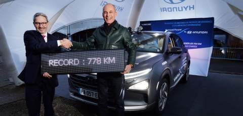 Hyundai Nexo breaks hydrogen distance record
