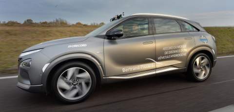 Hyundai Nexo breaks hydrogen distance record