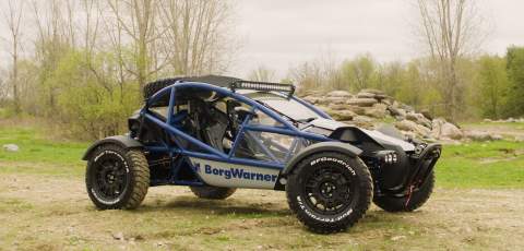 Electric Ariel Nomad made reality by BorgWarner