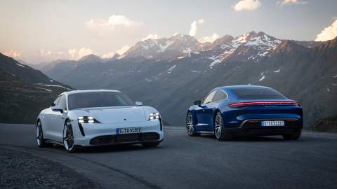 Porsche Taycan makes its global debut