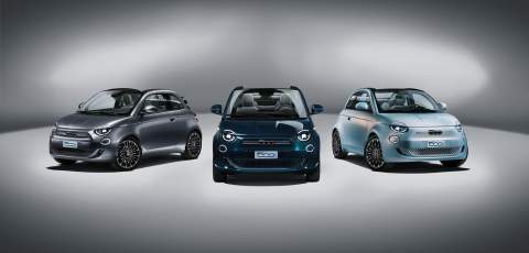 New Fiat 500 is first four seater EV convertable on sale