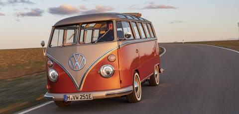 Volkswagen unveils electric T1 Samba Bus