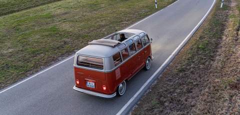 Volkswagen unveils electric T1 Samba Bus