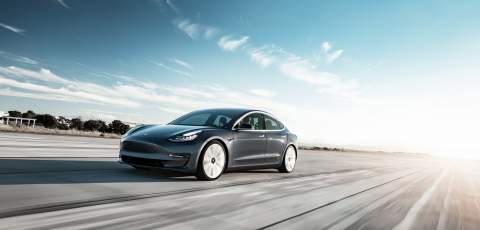 Tesla Model 3 tops UK registrations as sales plummet