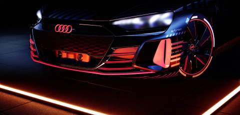 Audi e-tron GT previewed ahead of big reveal