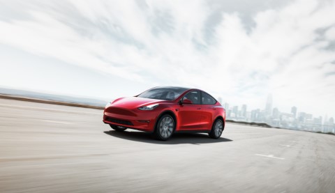 Tesla Model Y on sale now
