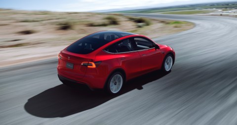 Tesla Model Y on sale now