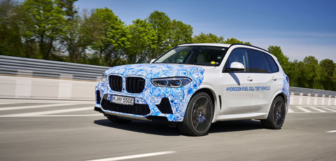 BMW i Hydrogen NEXT FCEV testing on the road