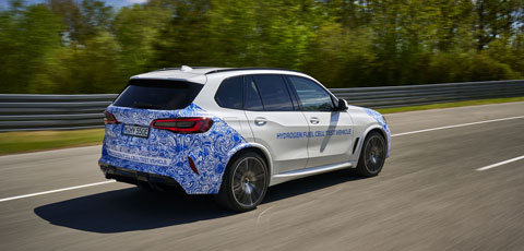 BMW i Hydrogen NEXT FCEV testing on the road