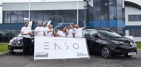 Mission Motorsport and ENSO tyres drive 475 miles in a Renault ZOE