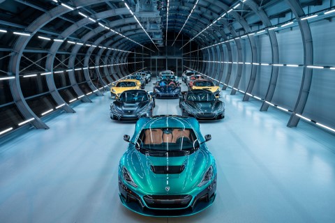 First Rimac Nevera rolls off production line