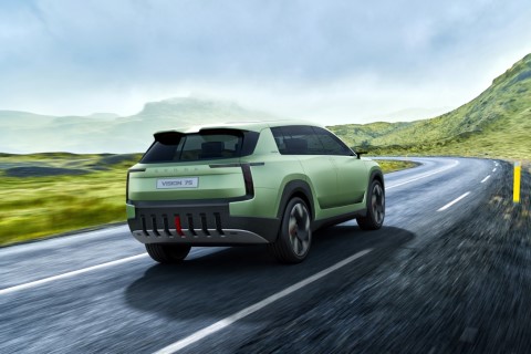 Škoda unveils new brand identity and EV concept