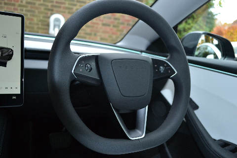 2023 Tesla Upgraded Model 3 steering wheel 