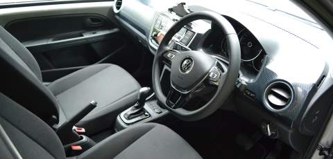 VW e-up! interior front