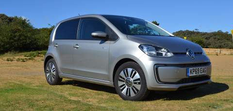 VW e-up! front three-quarter