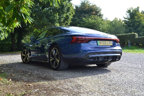 Audi e-tron GT Quattro rear three-quarter